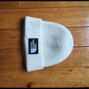 Logo box cuffed North Face beanie